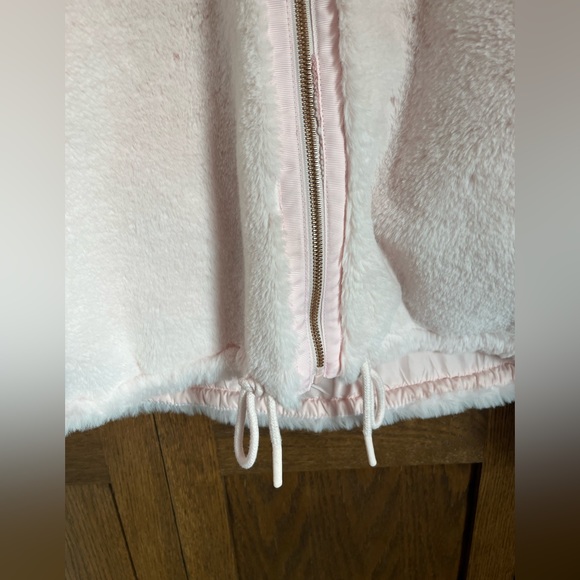 Pink Faux Fur Bomber Jacket - Picture 2 of 7